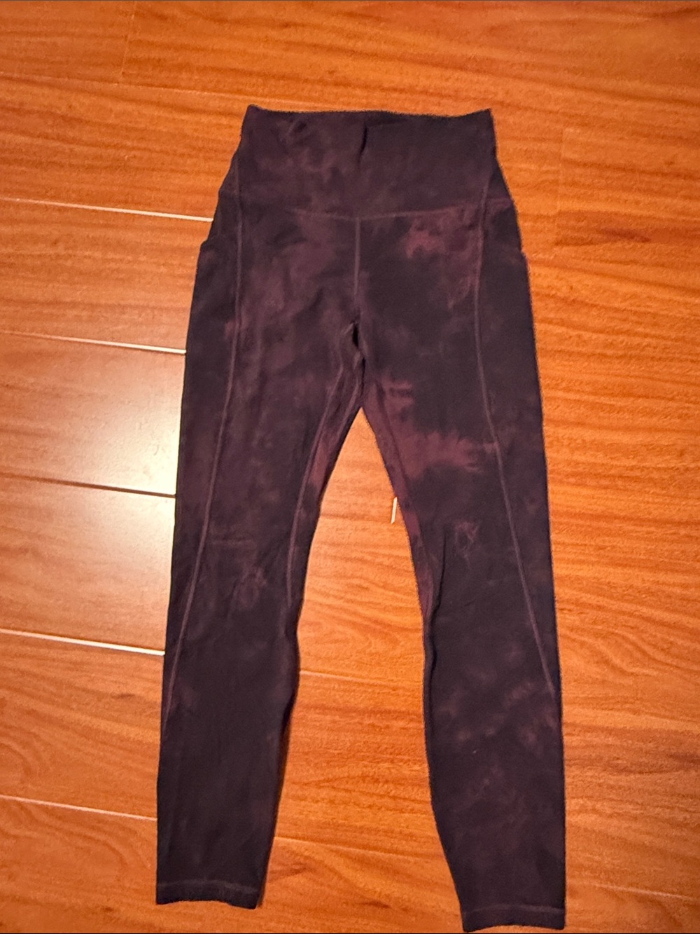 lululemon athletica Dark Plum Tie-Dye High-Rise Leggings